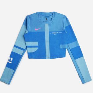 Nike x Off-White- Blue Off-White Edition W NRG Easy Run Top